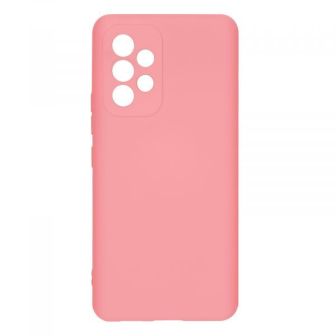 Capa Silicone Gel Samsung Galaxy A33 5G Rosa Clara Com Protetor De Câmera Robusta
