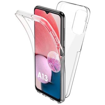 Capa Silicone Dura 360º Samsung Galaxy A13 5G Transparente