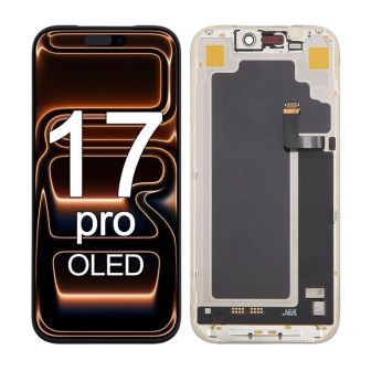 Touch+Display Apple Iphone 17 Pro 6.3" Preto Soft Oled