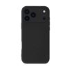 Capa Silicone Apple iPhone 17 Pro Preto Com Protetor De Câmera