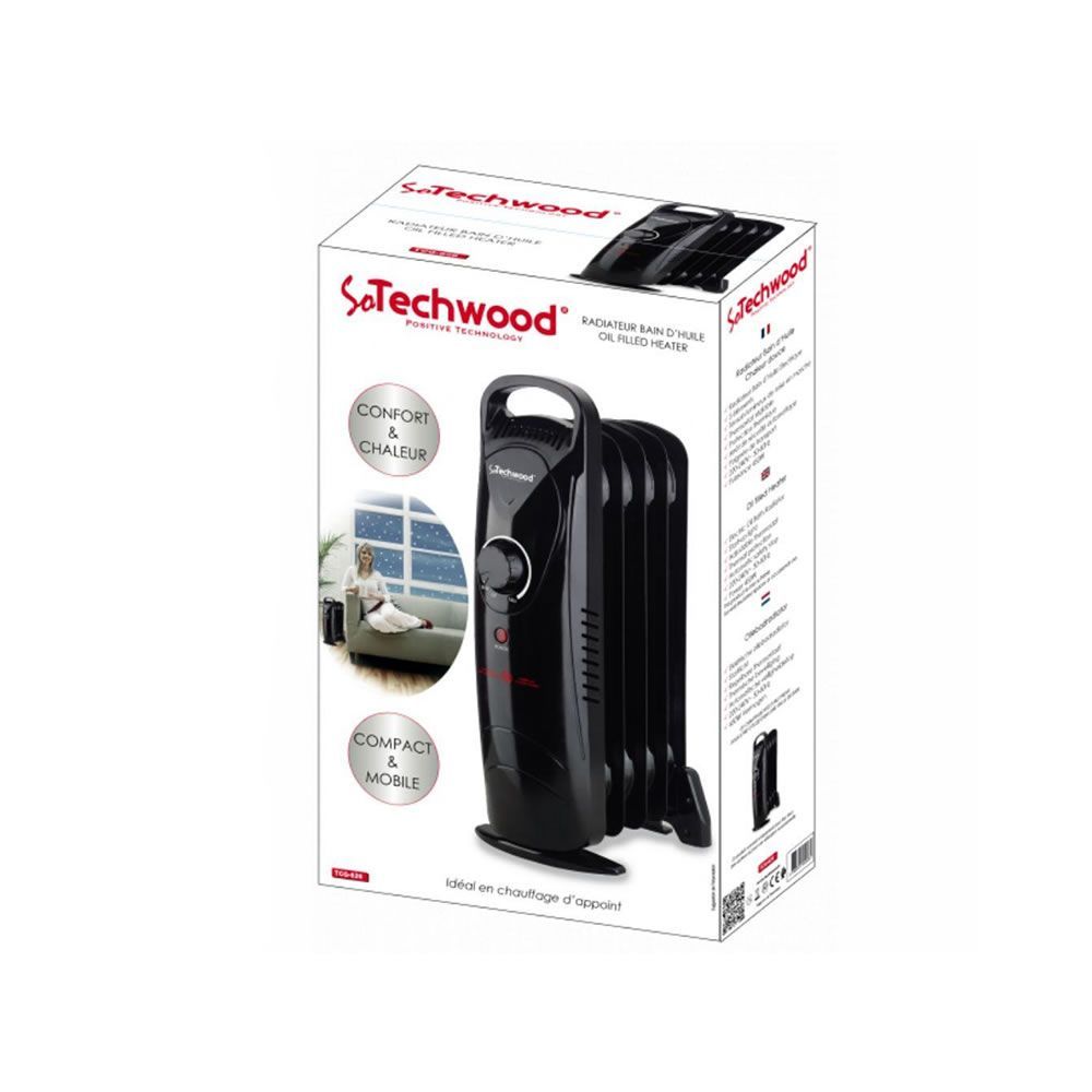 Aquecedor A Óleo Techwood TCG-666NH 450W 5 elementos