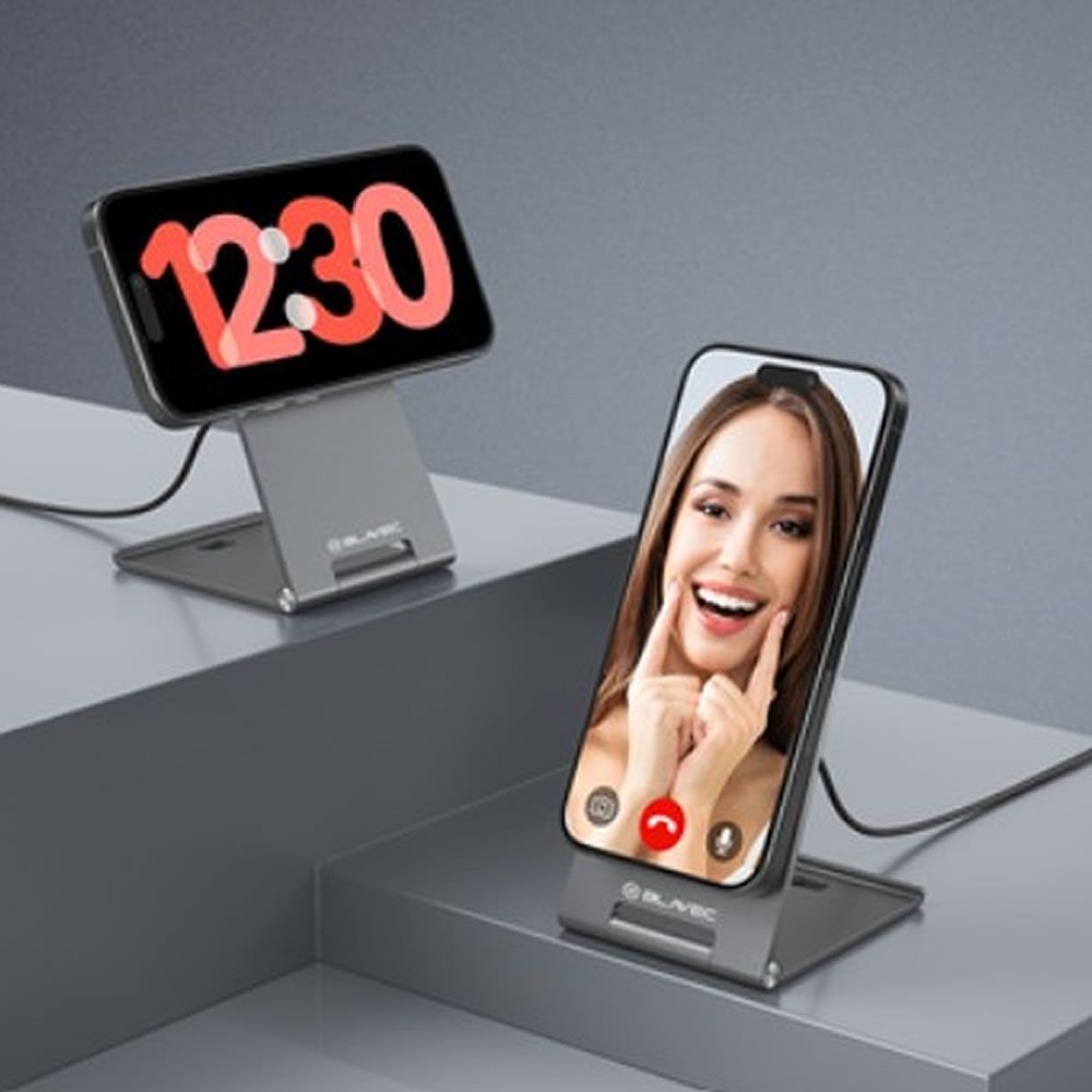 Carregador Wireless Blavec BQI-01 15W Magsafe Com Cabo Tipo C Para Tipo C