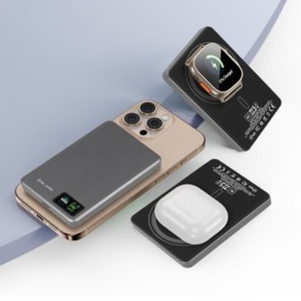 Power Bank Blavec BJ04 Preto 10000mAh 22.5W Wireless Magnético