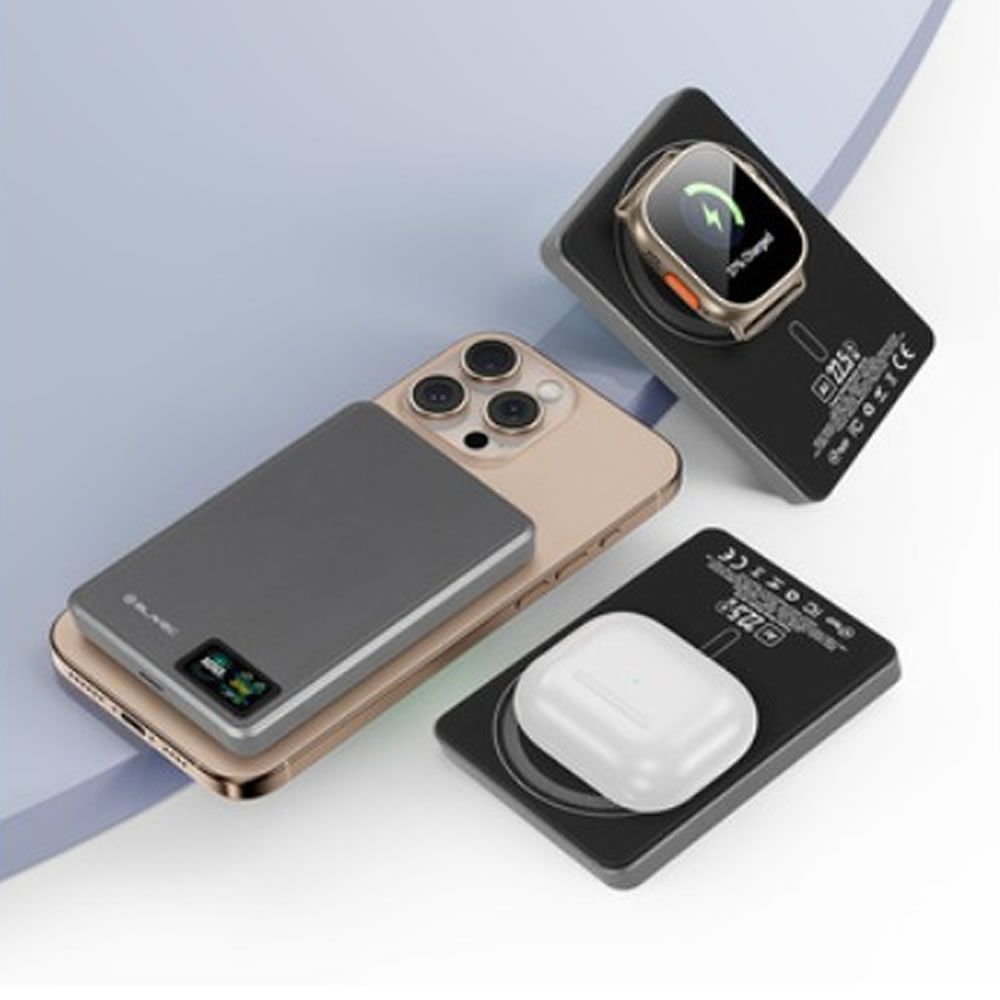 Power Bank Blavec BJ04 Preto 10000mAh 22.5W Wireless Magnético