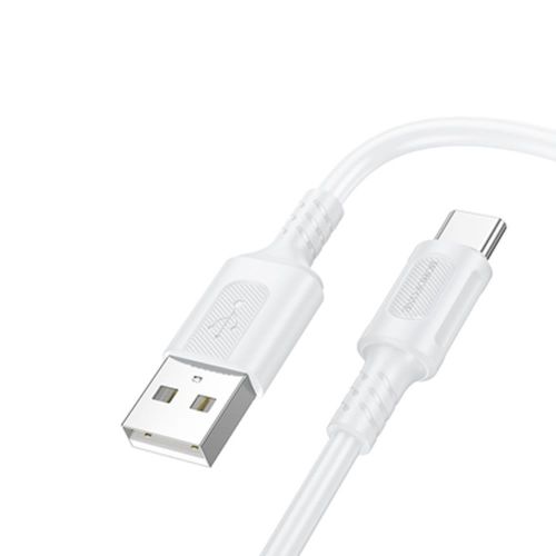 Borofone BX111 White USB Type-C Data Cable 3.0A 1m