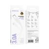 Borofone BX111 White USB Type-C Data Cable 3.0A 1m