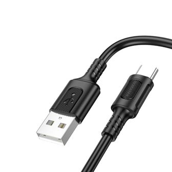 Borofone BX111 Black USB Type-C Data Cable 3.0A 1m