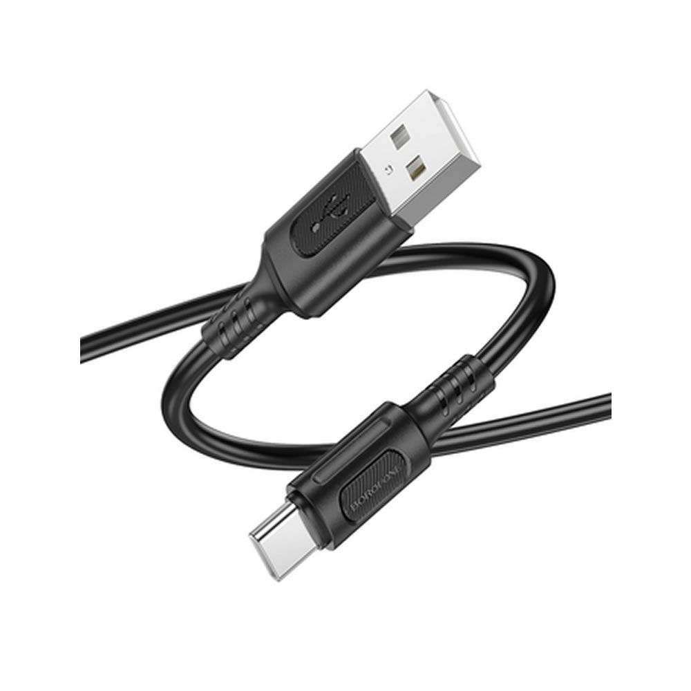 Borofone BX111 Black USB Type-C Data Cable 3.0A 1m
