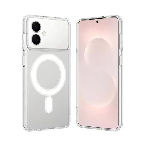 Capa Silicone Samsung Galaxy S26 Edge Transparente MagSafe