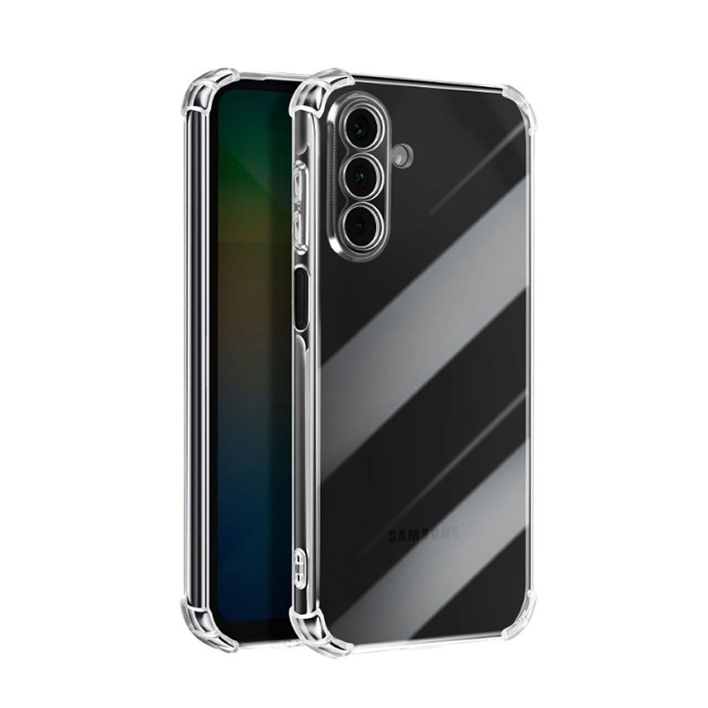 Samsung Galaxy S26 Transparent Anti-Shock Silicone Case With Camera Protector