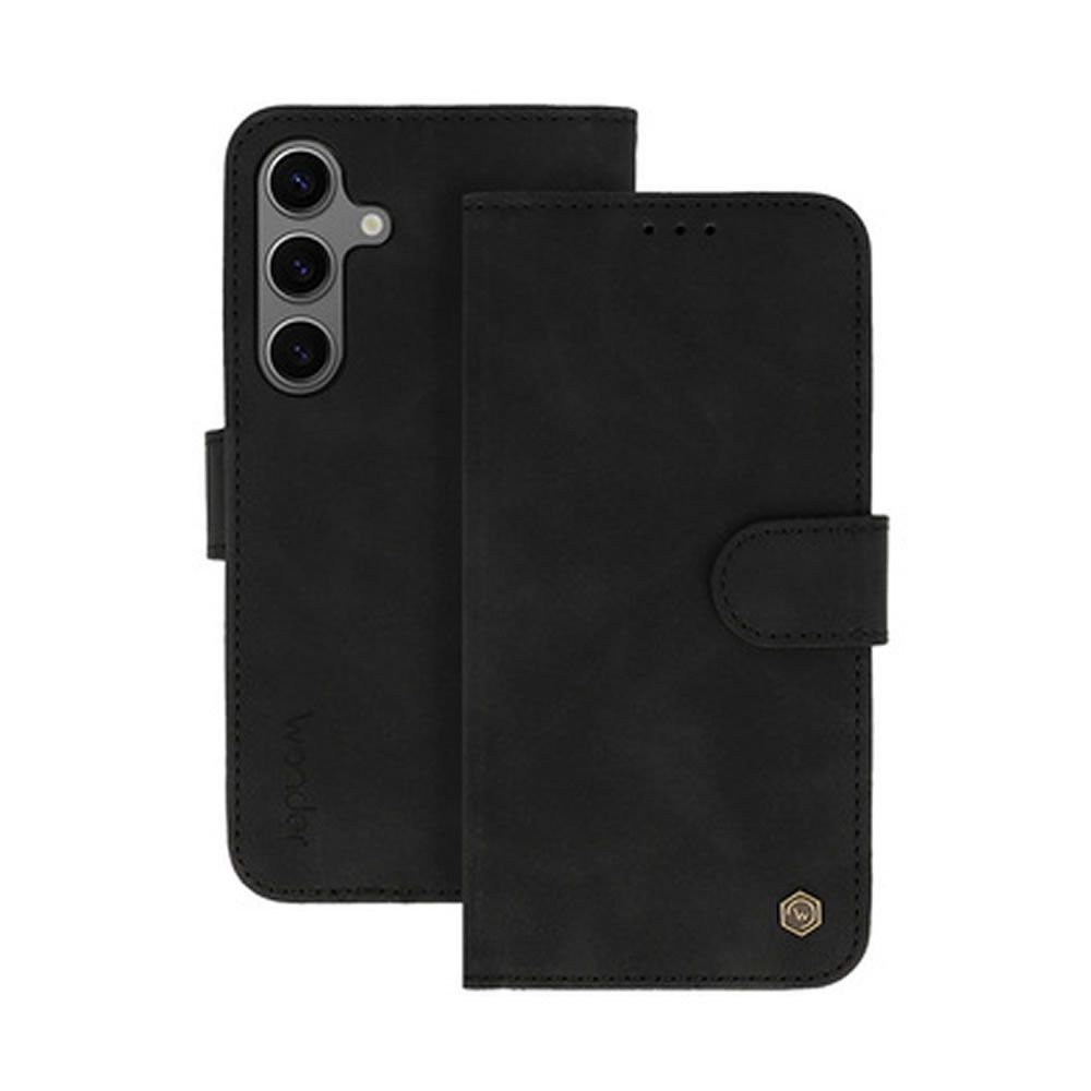 Capa Flip Cover Samsung Galaxy S26 Plus Preto Wonder