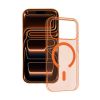 Apple Iphone 17 Pro Orange MagSafe Hard Silicone Case