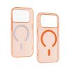 Apple Iphone 17 Pro Orange MagSafe Hard Silicone Case