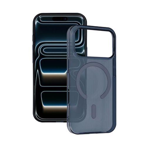 Apple Iphone 17 Pro Max Blue MagSafe Hard Silicone Case