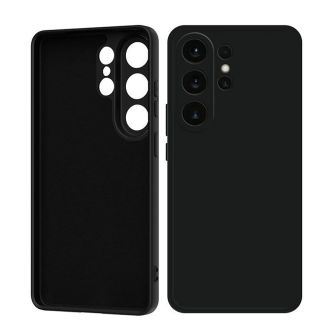 Capa Silicone Gel Samsung Galaxy S26 Ultra Preto+Protetor de Câmera