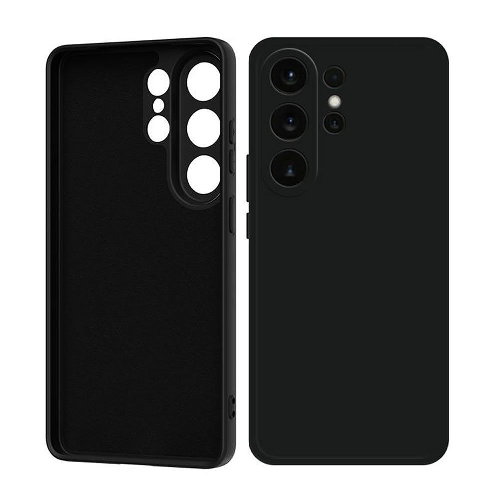 Samsung Galaxy S26 Ultra Black Silicone Gel Case With Camera Protector
