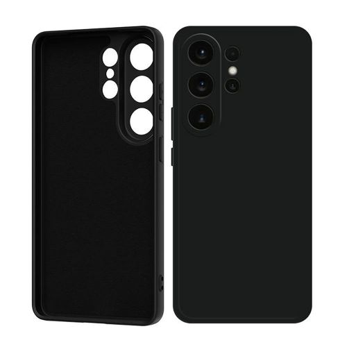 Capa Silicone Gel Samsung Galaxy S26 Ultra Preto+Protetor de Câmera
