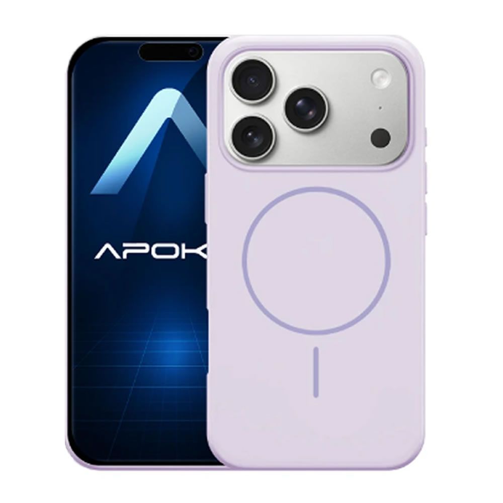 Apple Iphone 17 Pro Max Lilac Magsafe Silicone Case