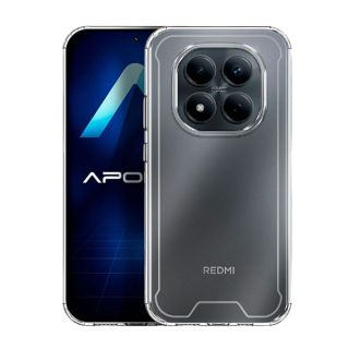 Capa Silicone Dura Anti-Choque Xiaomi Redmi Note 15 Pro Plus 5G Transparente