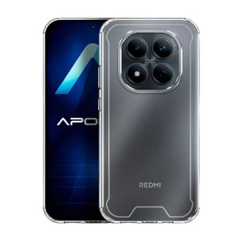 Capa Silicone Dura Anti-Choque Xiaomi Redmi Note 15 Pro Plus 5G Transparente