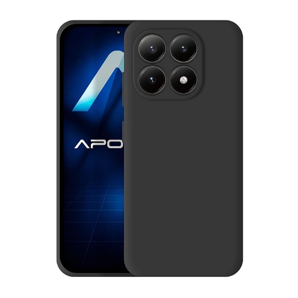 Xiaomi Mi 17 Black Silicone Case With Camera Protector