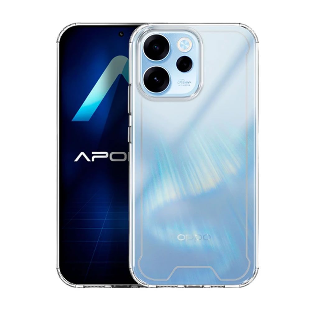 Oppo Reno15 F 5g Transparent Anti-Shock Hard Silicone Case